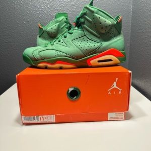 Air Jordan 6 Retro NRG - Green Suede Gatorade - Size 11.5